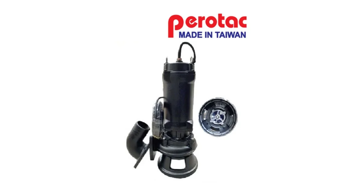 Bơm Cắt Rác Perotac WC: Bơm Chìm Nước Thải Có Dao Cắt, 44 Model